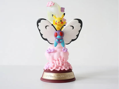 Figurine papilusion + pikachu pokemon