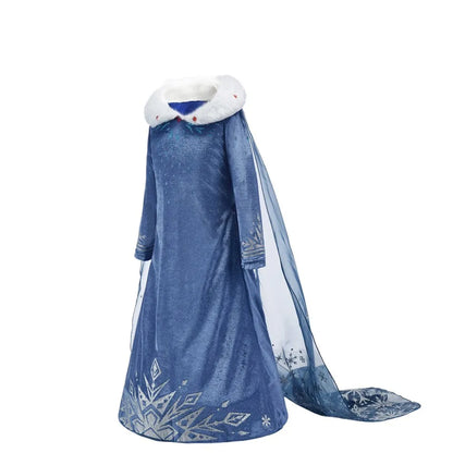 Robe longue Elsa - reine des neiges